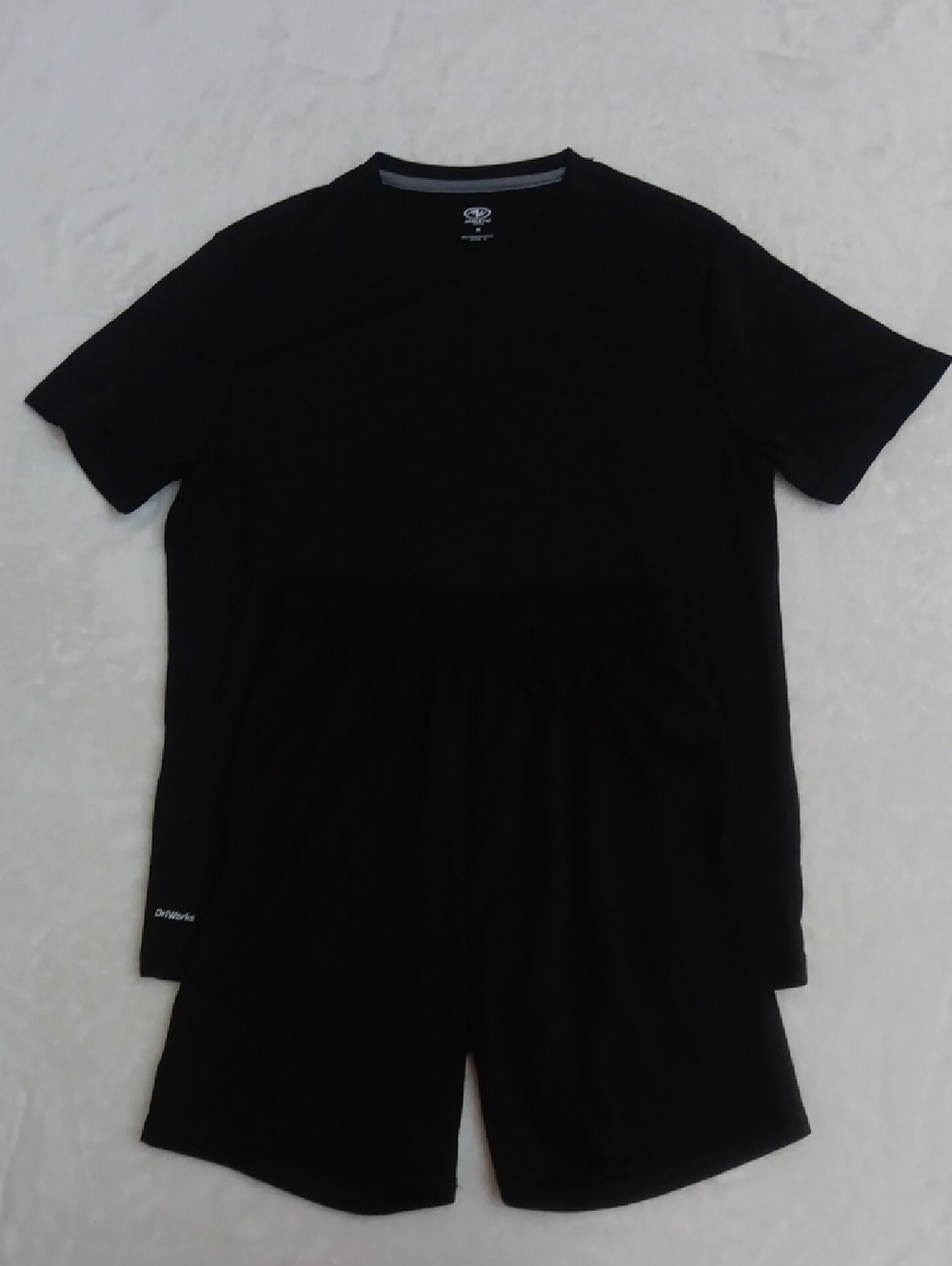 Athletic Works Black Activewear Short Set - Boys Size 18-20